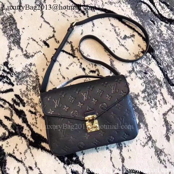 Louis Vuitton Monogram Empreinte POCHETTE METIS M41488 Black