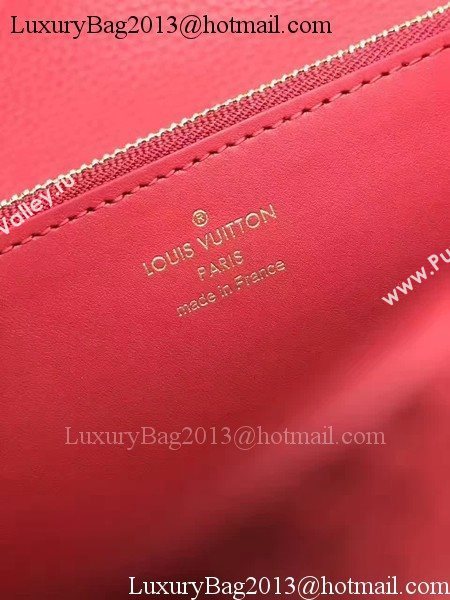 Louis Vuitton Monogram Flowers CAPUCINES WALLET M64102 Red