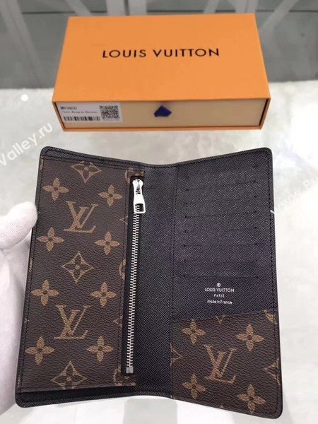 Louis Vuitton Monogram Macassar Canvas Tanon Wallet M93800