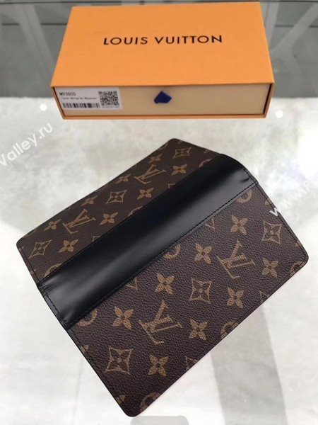 Louis Vuitton Monogram Macassar Canvas Tanon Wallet M93800