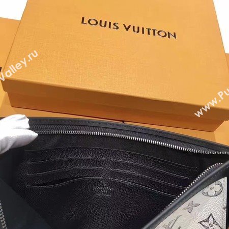 Louis Vuitton Monogram Savane Canvas POCHETTE VOYAGE MM M66639 White