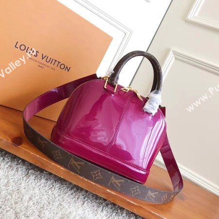 Louis Vuitton Monogram Vernis ALMA BB M54704 Rose