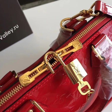 Louis Vuitton Monogram Vernis Alma PM M91611 Red