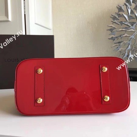 Louis Vuitton Monogram Vernis Alma PM M91611 Red