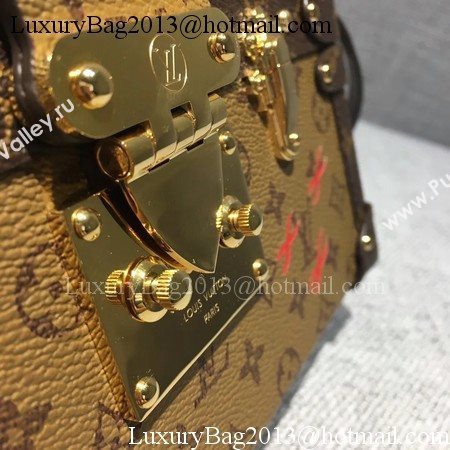 Louis Vuitton Petite Malle Monogram Canvas Bag M44154 Reverse