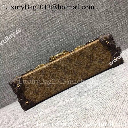 Louis Vuitton Petite Malle Monogram Canvas Bag M44154 Reverse