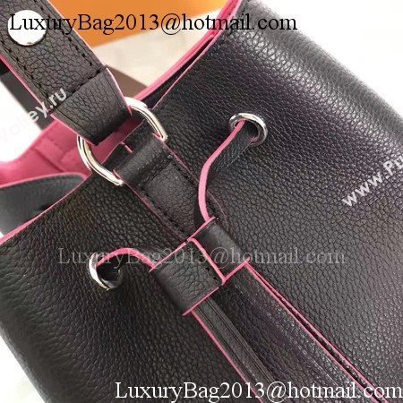 Louis Vuitton Soft Calfskin LOCKME BUCKET M54687 Black