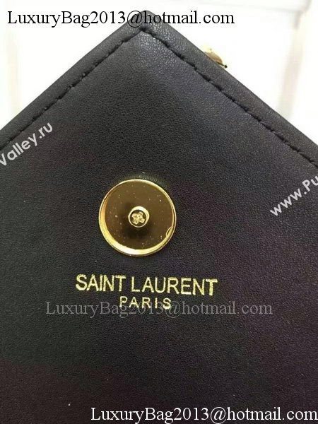 YSL Classic Monogramme Flap Bag Calfskin Leather Y26588 Black