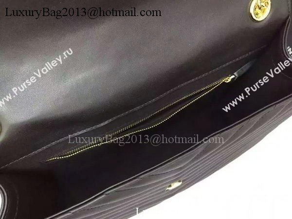 YSL Classic Monogramme Flap Bag Calfskin Leather Y26588 Black