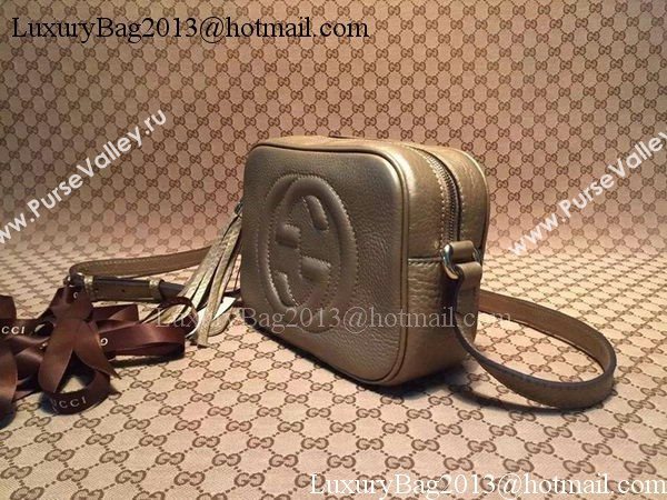 Gucci Soho Calfskin Leather Disco Bag 308364 Gold
