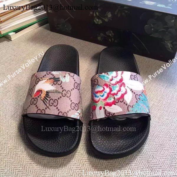 Gucci Slippers Leather GG759 Bird