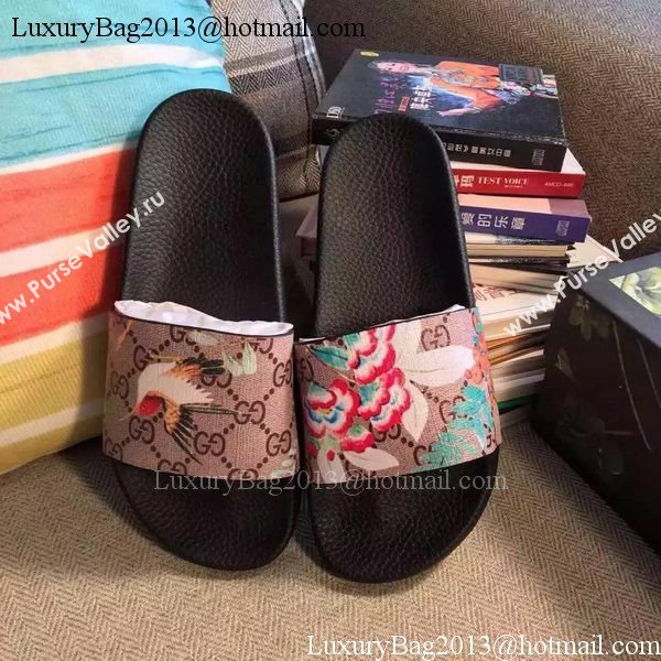 Gucci Slippers Leather GG759 Bird