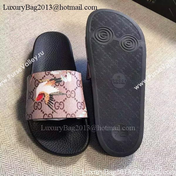 Gucci Slippers Leather GG759 Bird