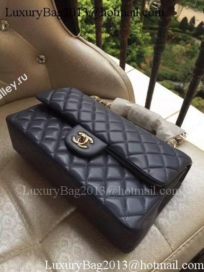 Chanel 2.55 Series Flap Bag Grey Original Leather A01112 Gold