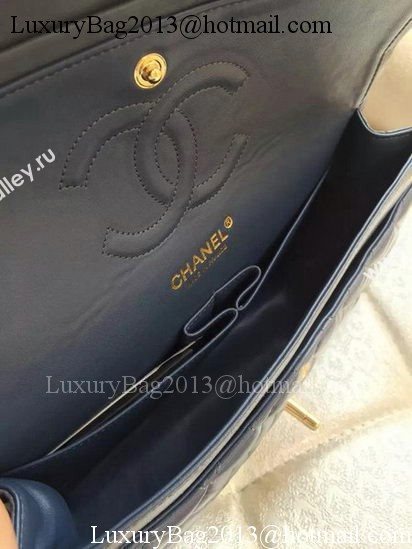 Chanel 2.55 Series Flap Bag Grey Original Leather A01112 Gold