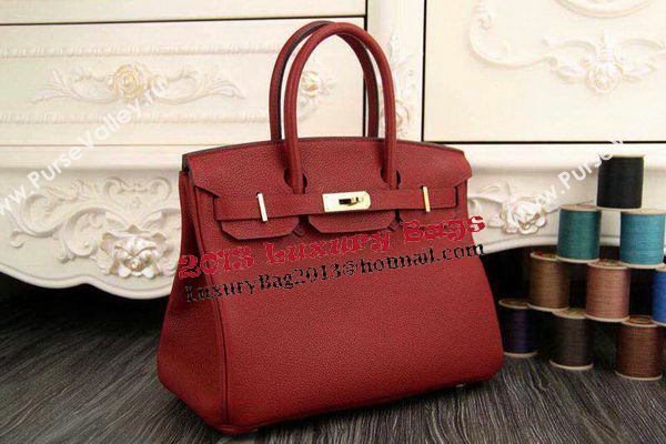 Hermes Birkin 35CM 30CM Tote Bag Original Leather HB35O Burgundy