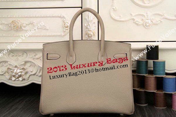 Hermes Birkin 35CM 30CM Tote Bag Original Leather HB35O Grey
