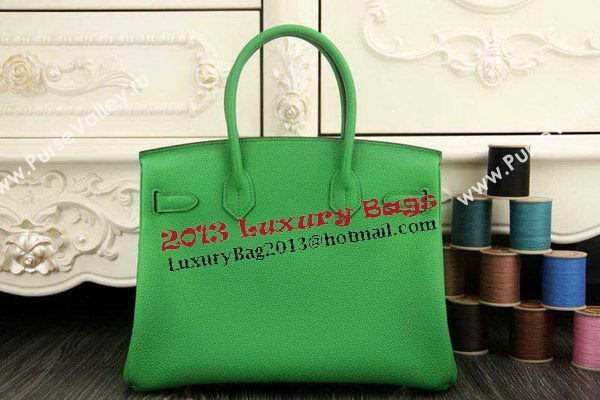 Hermes Birkin 35CM 30CM Tote Bag Original Leather HB35O Green