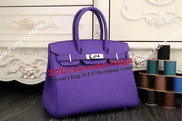 Hermes Birkin 35CM 30CM Tote Bag Original Leather HB35O Lavender