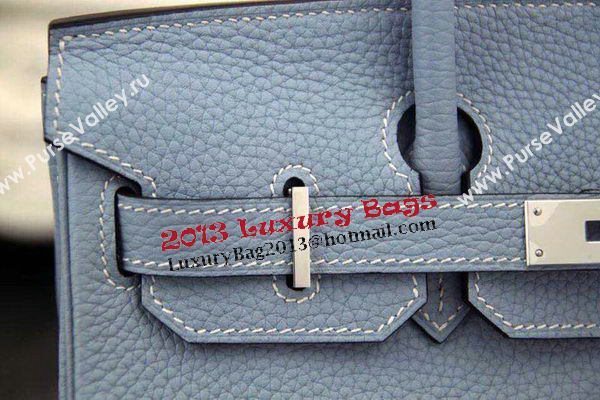 Hermes Birkin 35CM 30CM Tote Bag Original Leather HB35O Light Blue
