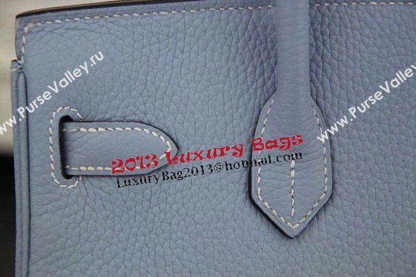 Hermes Birkin 35CM 30CM Tote Bag Original Leather HB35O Light Blue