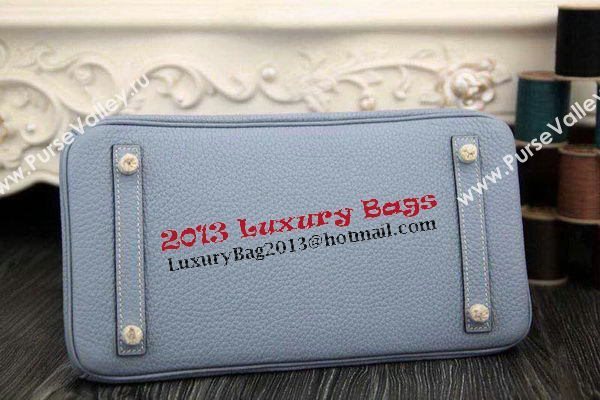Hermes Birkin 35CM 30CM Tote Bag Original Leather HB35O Light Blue