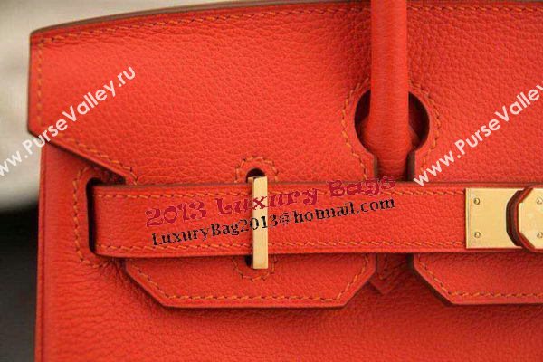 Hermes Birkin 35CM 30CM Tote Bag Original Leather HB35O Orange