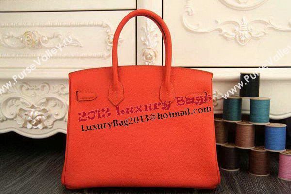 Hermes Birkin 35CM 30CM Tote Bag Original Leather HB35O Orange