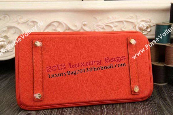 Hermes Birkin 35CM 30CM Tote Bag Original Leather HB35O Orange