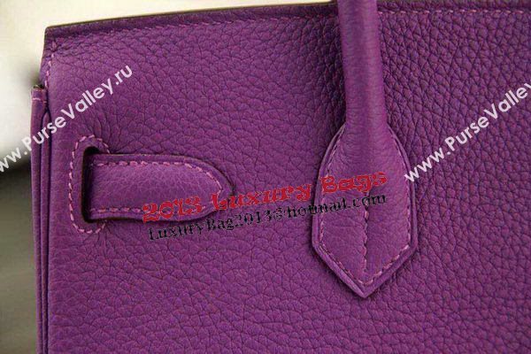 Hermes Birkin 35CM 30CM Tote Bag Original Leather HB35O Purple