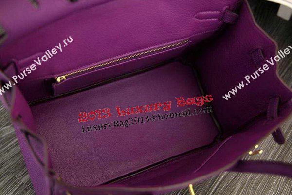 Hermes Birkin 35CM 30CM Tote Bag Original Leather HB35O Purple