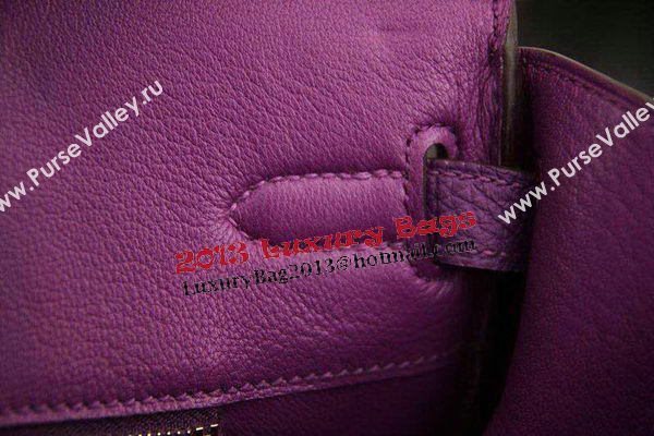 Hermes Birkin 35CM 30CM Tote Bag Original Leather HB35O Purple