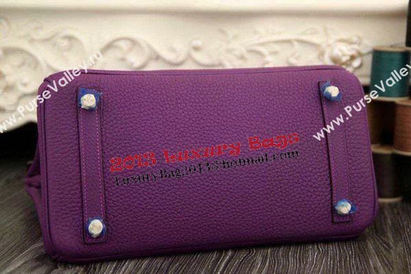 Hermes Birkin 35CM 30CM Tote Bag Original Leather HB35O Purple