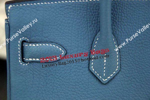 Hermes Birkin 35CM 30CM Tote Bag Original Leather HB35O SkyBlue