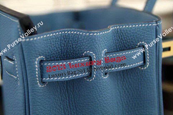 Hermes Birkin 35CM 30CM Tote Bag Original Leather HB35O SkyBlue