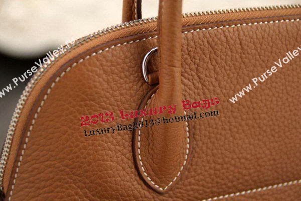 Hermes Bolide 31CM Original Leather Tote Bag Wheat