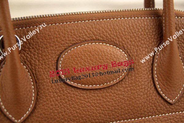 Hermes Bolide 31CM Original Leather Tote Bag Wheat