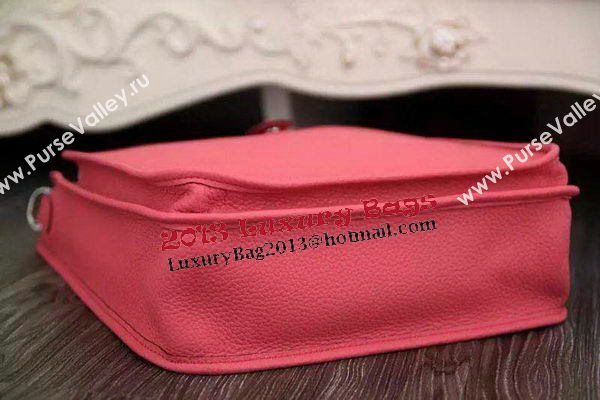 Hermes Evelyne 32cm Messenger Bag H1188 Dark Pink