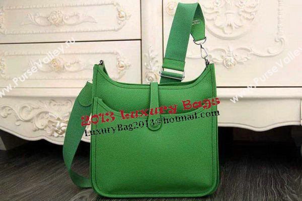 Hermes Evelyne 32cm Messenger Bag H1188 Green