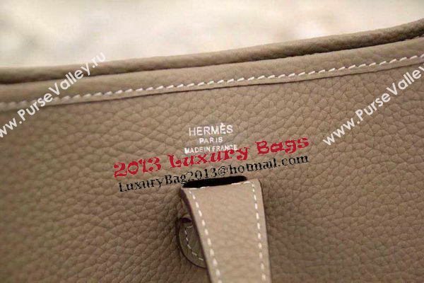 Hermes Evelyne 32cm Messenger Bag H1188 Grey