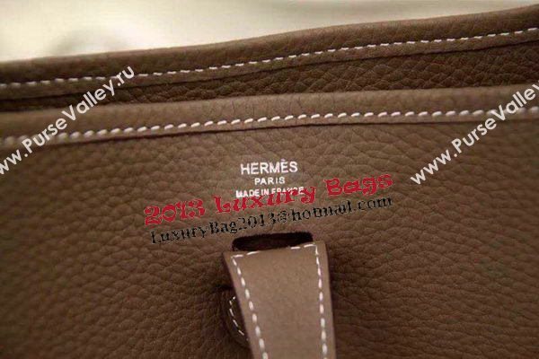 Hermes Evelyne 32cm Messenger Bag H1188 Khaki