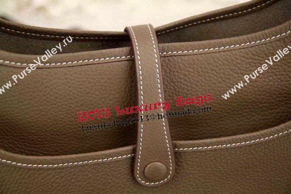 Hermes Evelyne 32cm Messenger Bag H1188 Khaki