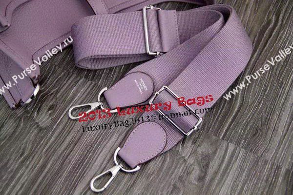 Hermes Evelyne 32cm Messenger Bag Original Leather H1188 Lavender