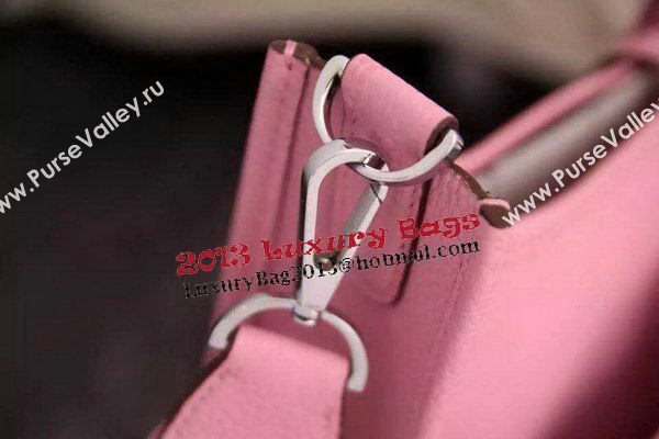 Hermes Evelyne 32cm Messenger Bag H1188 Pink