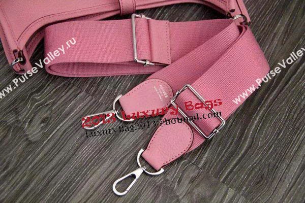 Hermes Evelyne 32cm Messenger Bag H1188 Pink