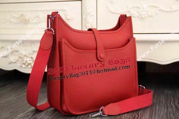 Hermes Evelyne 32cm Messenger Bag H1188 Red