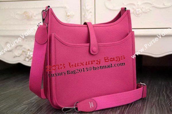 Hermes Evelyne 32cm Messenger Bag H1188 Rose