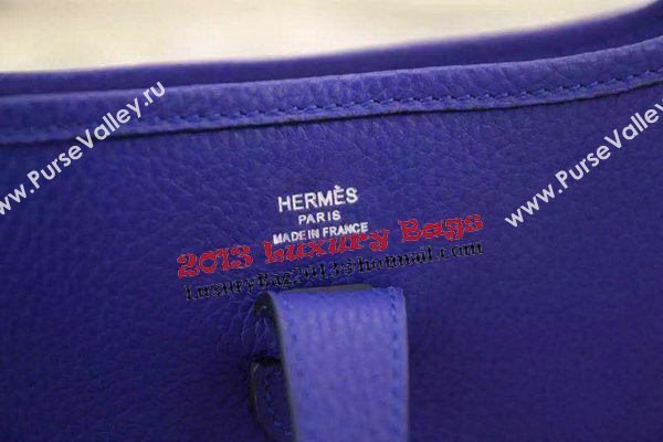 Hermes Evelyne 32cm Messenger Bag H1188 Royal