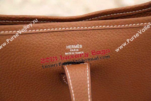 Hermes Evelyne 32cm Messenger Bag H1188 Wheat