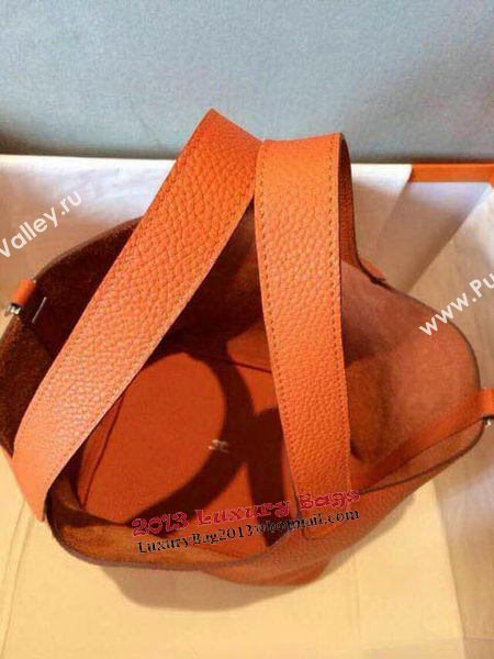 Hermes Picotin Lock 22cm Bags Litchi Leather HPT22 Orange